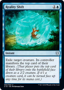 Reality Shift (Commander 2019) Light Play