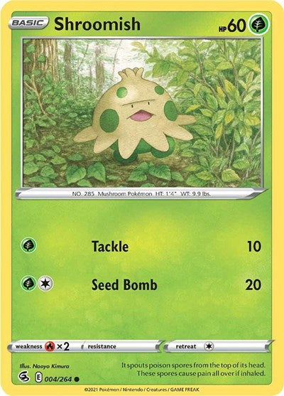 Shroomish (SWSH08: Fusion Strike) Near Mint