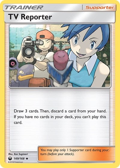 TV Reporter (SM - Celestial Storm) Near Mint