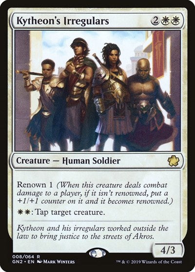 Kytheon's Irregulars (Magic Game Night 2019) Near Mint