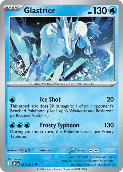 Glastrier (ME: Ascended Heroes) Near Mint