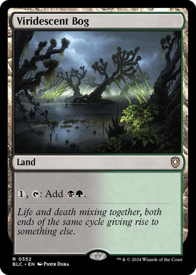 Viridescent Bog (Commander: Bloomburrow) Light Play
