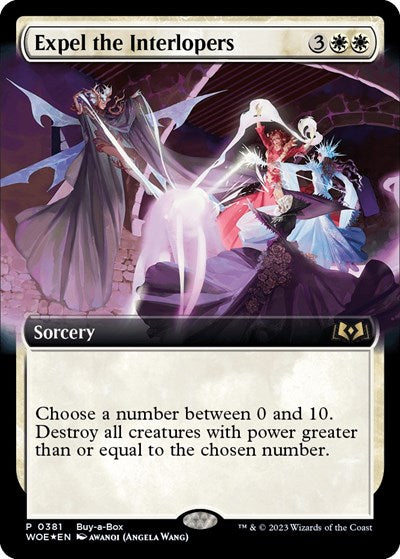 Expel the Interlopers (Promos: Buy-A-Box) Light Play Foil