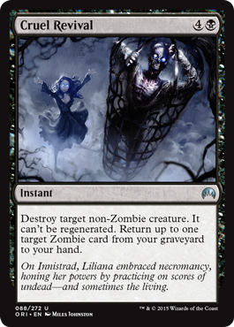 Cruel Revival (Magic Origins) Light Play Foil