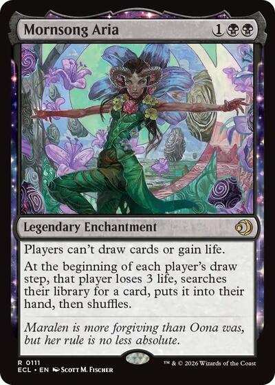 Mornsong Aria (Lorwyn Eclipsed) Near Mint Foil