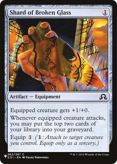 Shard of Broken Glass (The List) Light Play