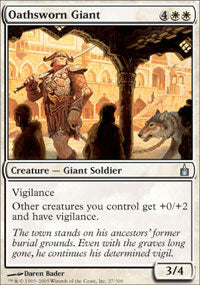 Oathsworn Giant (Ravnica) Light Play