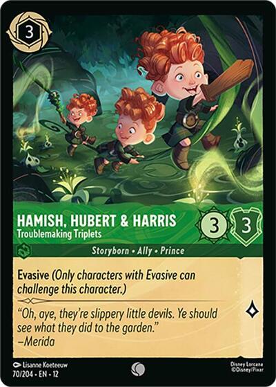 Hamish, Hubert & Harris - Troublemaking Triplets (Wilds Unknown) Near Mint