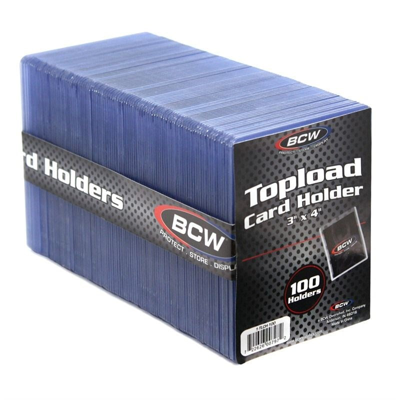 3" x 4" Topload Card Holder - Standard (100-Count)