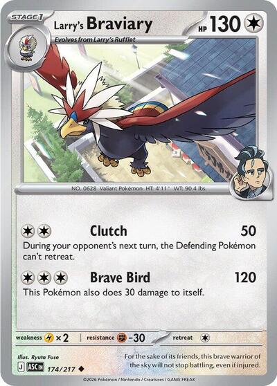 Larry's Braviary (ME: Ascended Heroes) Near Mint