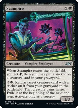 Scampire (Unfinity) Light Play Foil