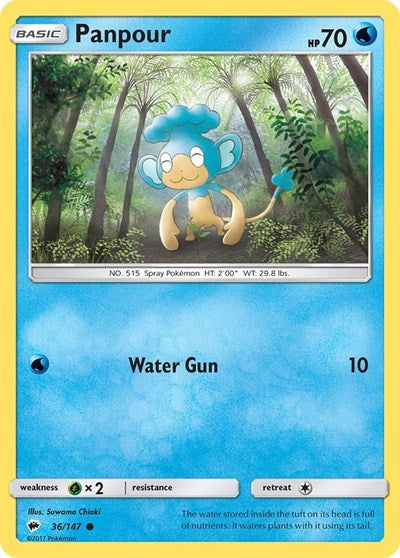 Panpour (SM - Burning Shadows) Near Mint