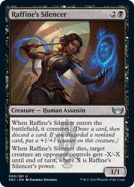 Raffine's Silencer (Streets of New Capenna) Light Play Foil