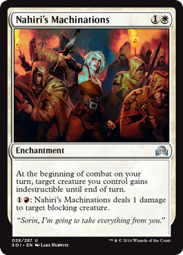 Nahiri's Machinations (Shadows Over Innistrad) Light Play Foil