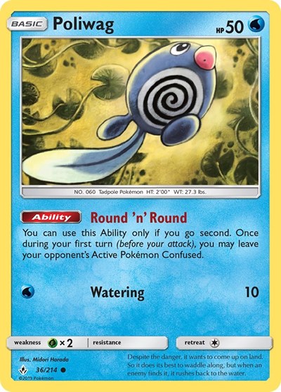 Poliwag (36) (SM - Unbroken Bonds) Near Mint
