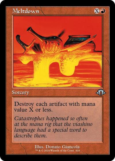 Meltdown (Retro Frame) (Modern Horizons 3) Light Play Foil