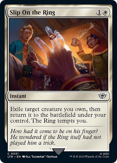 Slip on the Ring (Universes Beyond: The Lord of the Rings: Tales of Middle-earth) Near Mint Foil
