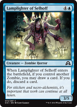 Lamplighter of Selhoff (Shadows Over Innistrad) Light Play Foil