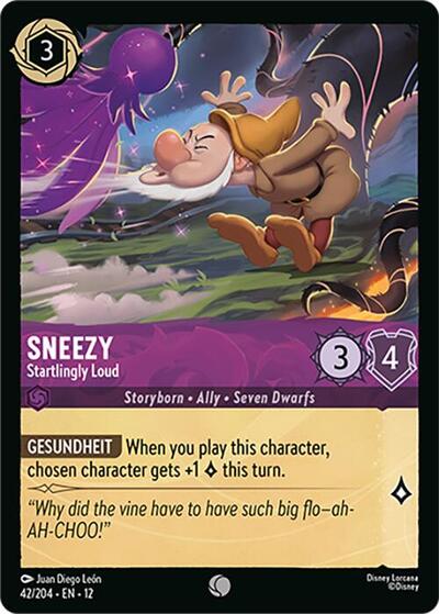 Sneezy - Startlingly Loud (Wilds Unknown) Near Mint