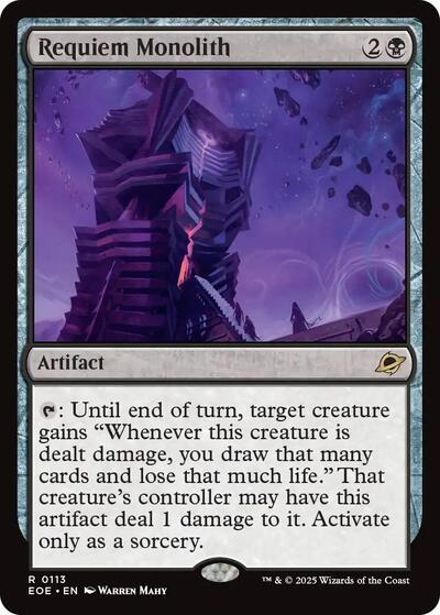 Requiem Monolith (Edge of Eternities) Near Mint Foil
