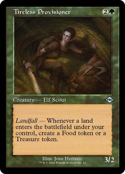 Tireless Provisioner (Retro Frame) (Modern Horizons 2) Light Play