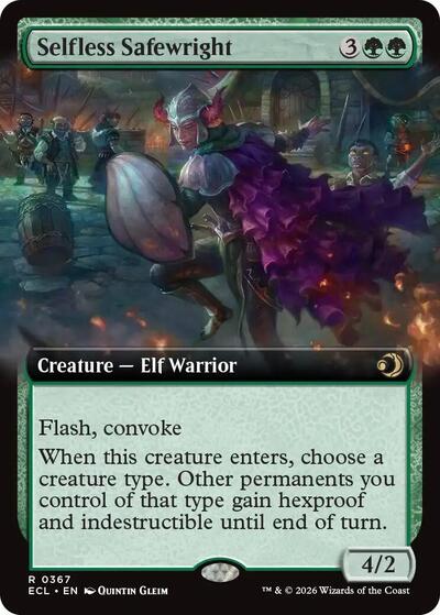 Selfless Safewright (Extended Art) (Lorwyn Eclipsed) Near Mint