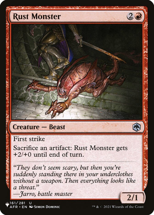 Rust Monster (The List) Light Play