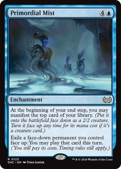Primordial Mist (Commander: Duskmourn: House of Horror) Light Play