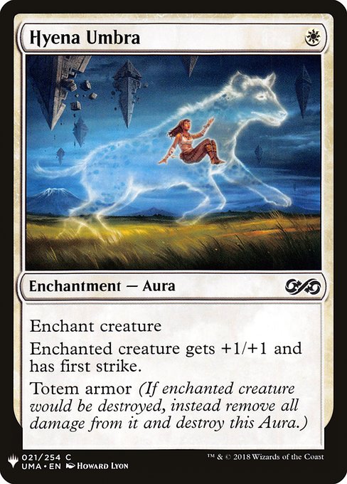 Hyena Umbra (Mystery Booster) Light Play