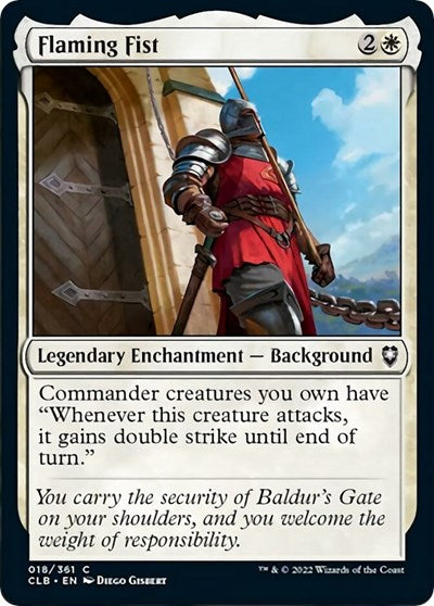 Flaming Fist (Commander Legends: Battle for Baldur's Gate) Light Play Foil