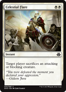 Celestial Flare (Duel Decks: Kiora vs Elspeth) Light Play