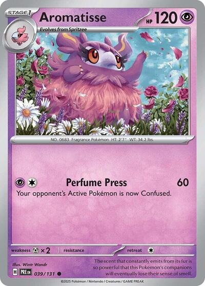 Aromatisse (SV: Prismatic Evolutions) Near Mint Reverse Holofoil