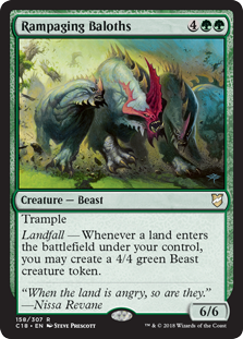 Rampaging Baloths (Commander 2018) Light Play