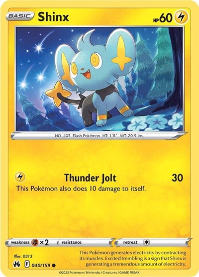 Shinx (40) (Crown Zenith) Near Mint