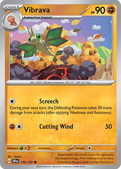 Vibrava - 105 (SV08: Surging Sparks) Near Mint