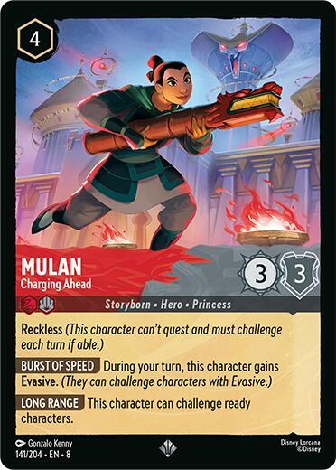 Mulan - Charging Ahead (Reign of Jafar) Near Mint