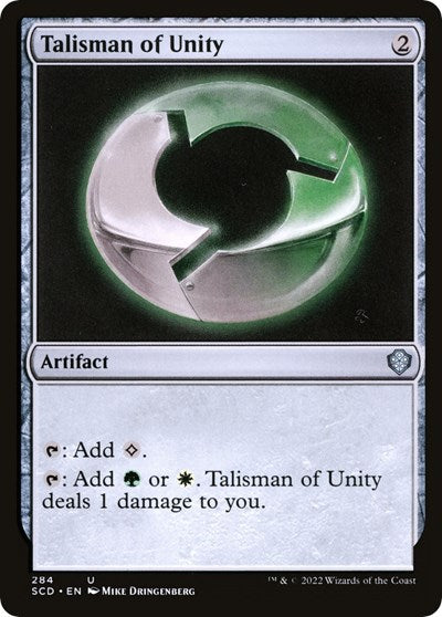 Talisman of Unity (Commander 2022 Starter Decks) Light Play