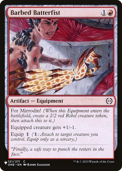 Barbed Batterfist (The List) Near Mint