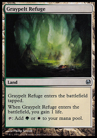 Graypelt Refuge (Duel Decks: Ajani vs Nicol Bolas) Light Play