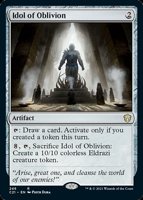 Idol of Oblivion (Commander 2021 Strixhaven) Light Play