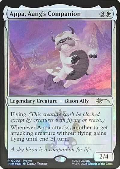 Appa, Aang's Companion (Promos: Media) Near Mint Holofoil