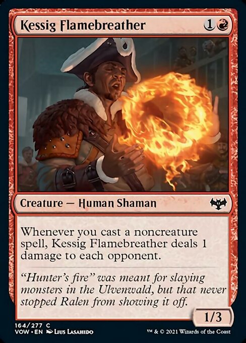 Kessig Flamebreather (Innistrad: Crimson Vow) Light Play