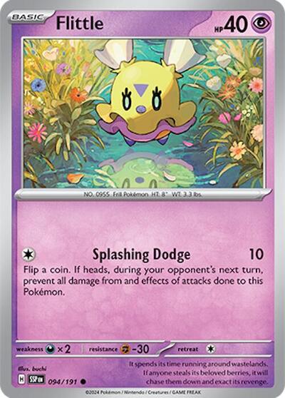 Flittle (SV08: Surging Sparks) Near Mint Reverse Holofoil