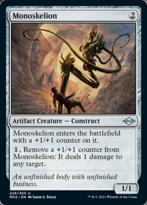 Monoskelion (Modern Horizons 2) Light Play Foil