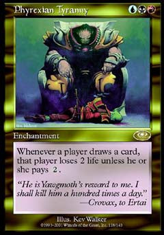 Phyrexian Tyranny (Planeshift) Light Play