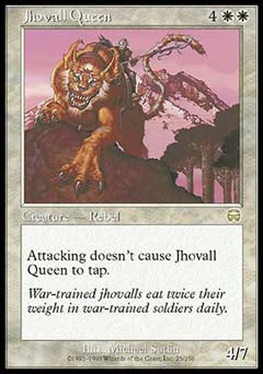 Jhovall Queen (Mercadian Masques) Light Play