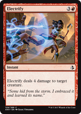 Electrify (Amonkhet) Light Play Foil
