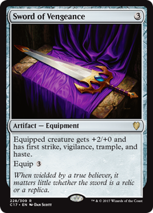 Sword of Vengeance (Commander 2017) Light Play