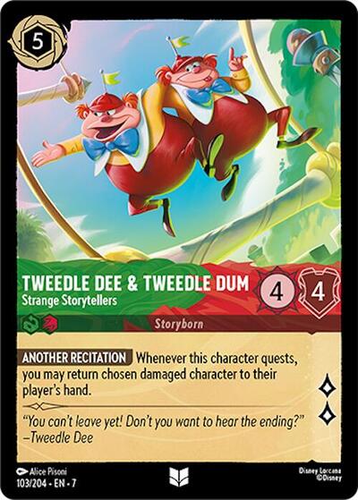 Tweedledee & Tweedledum - Strange Storytellers (Archazia's Island) Near Mint Cold Foil
