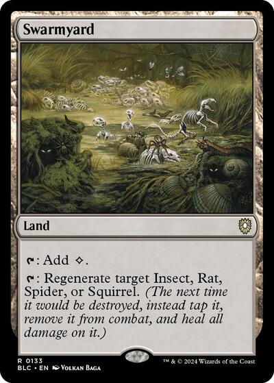 Swarmyard (Commander: Bloomburrow) Light Play